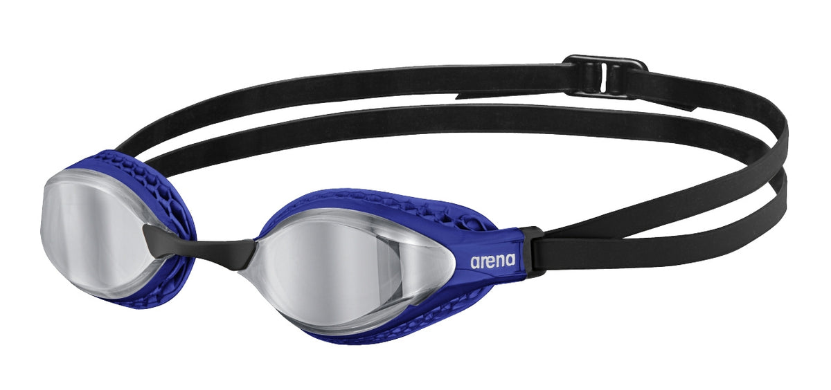 Arena Airspeed Silver Mirror - Black/Blue | Allens Of Kingsbury