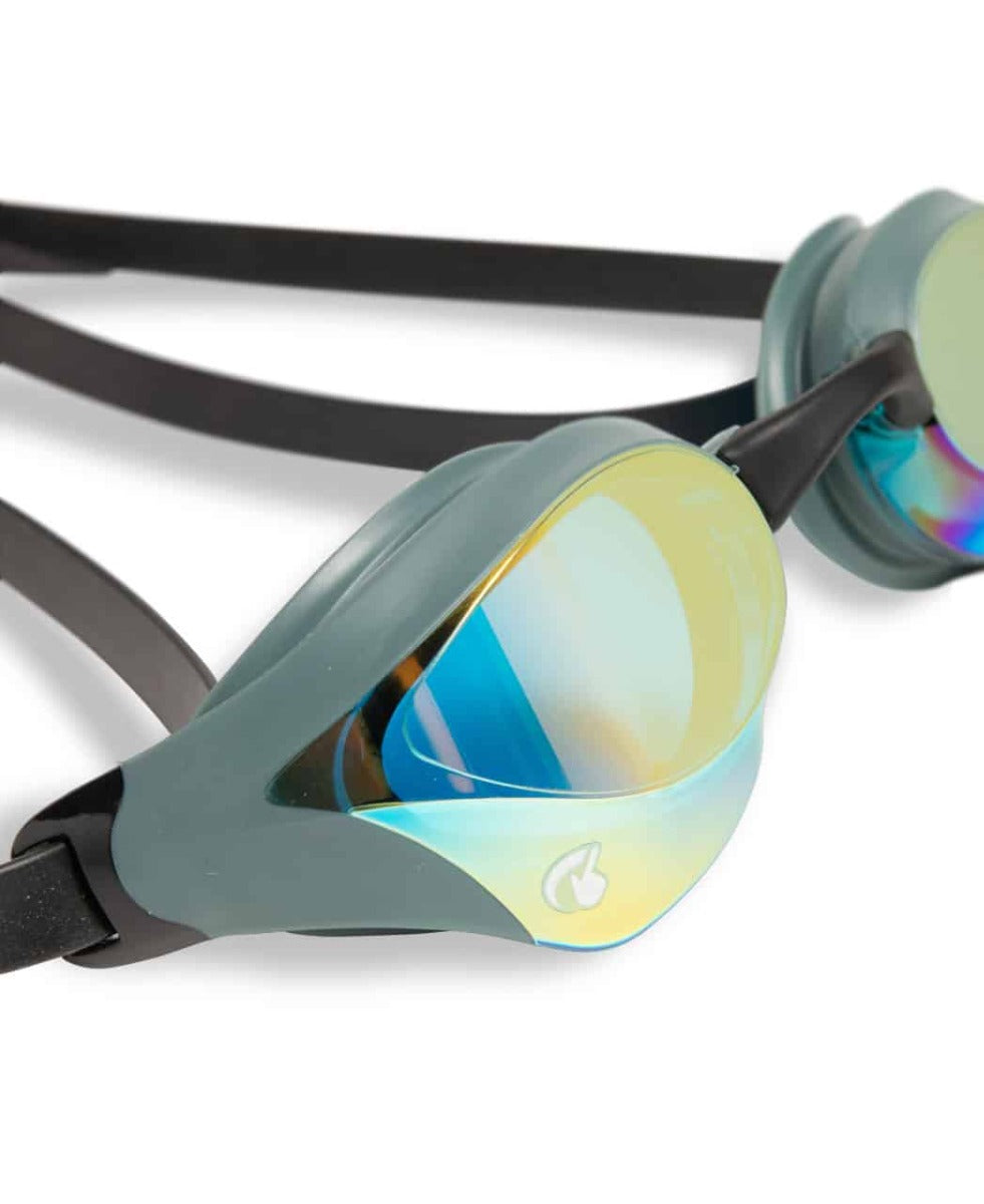 Arena Cobra Core Swipe Mirror Racing Goggles  - Aqua/Sage/Black | Allens Of Kingsbury