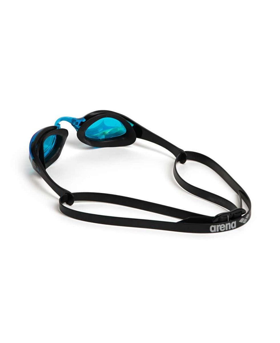 Arena Cobra Edge Swipe Mirror Racing Goggles - Aqua/Black | Allens Of Kingsbury