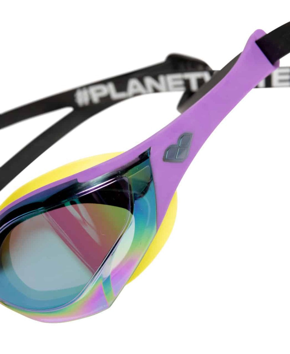 Arena Cobra Edge Swipe Mirror Racing Goggles  - Emerald/Plum/Lime | Allens Of Kingsbury