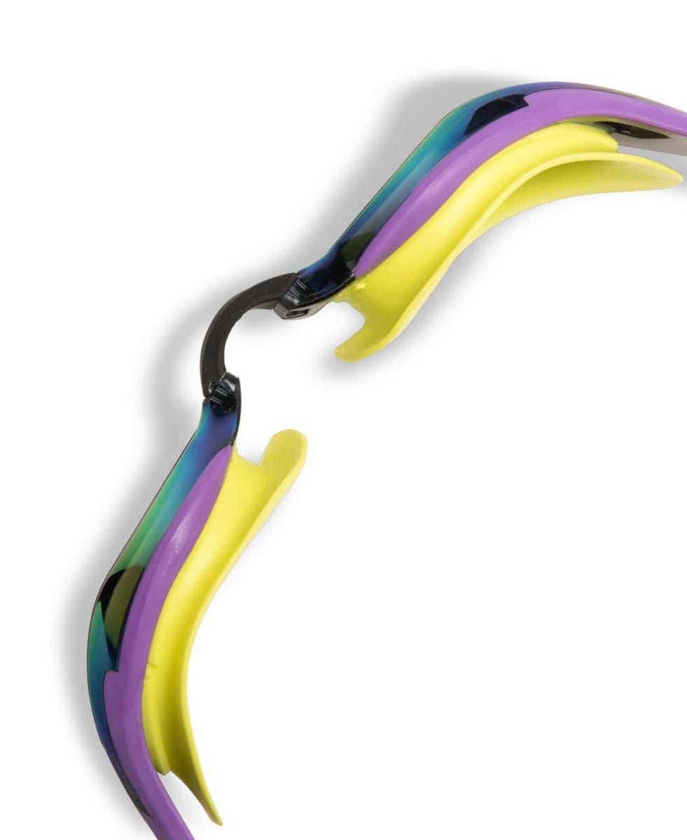 Arena Cobra Edge Swipe Mirror Racing Goggles  - Emerald/Plum/Lime | Allens Of Kingsbury