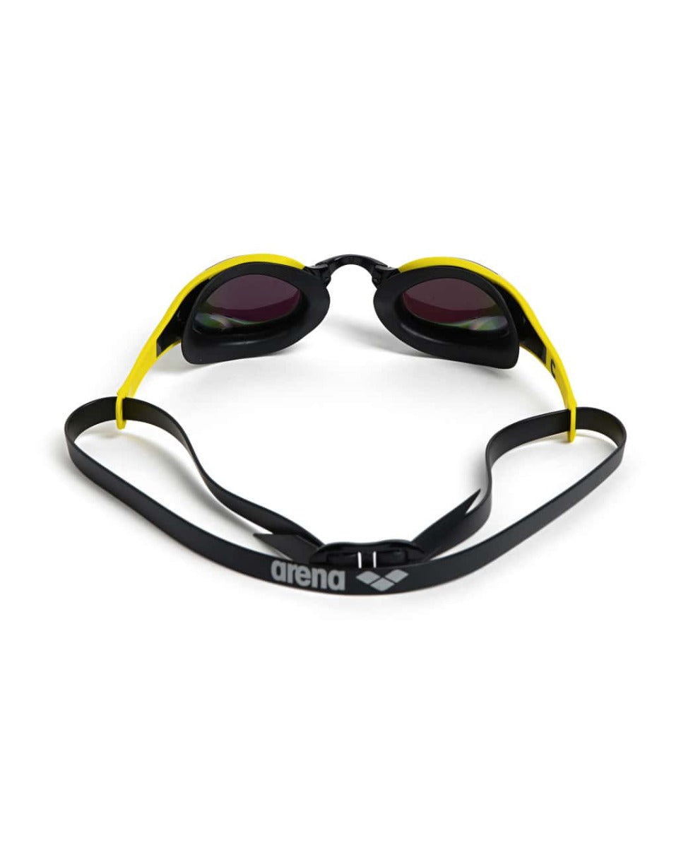 Arena Cobra Edge Swipe Mirror Racing Goggles - Emerald/Yellow/Black | Allens Of Kingsbury
