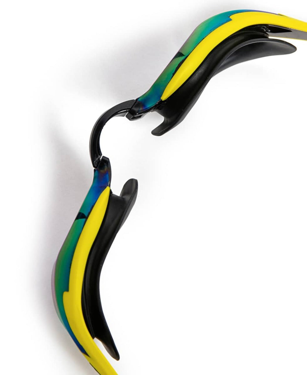 Arena Cobra Edge Swipe Mirror Racing Goggles - Emerald/Yellow/Black | Allens Of Kingsbury