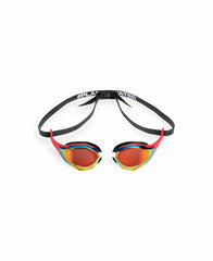 Arena Cobra Edge Swipe Mirror Racing Goggles  - Gold/Red | Allens Of Kingsbury