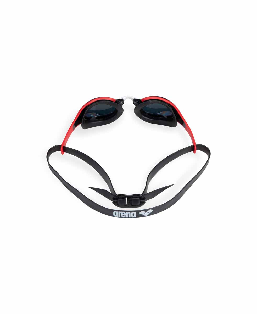 Arena Cobra Edge Swipe Mirror Racing Goggles  - Gold/Red | Allens Of Kingsbury