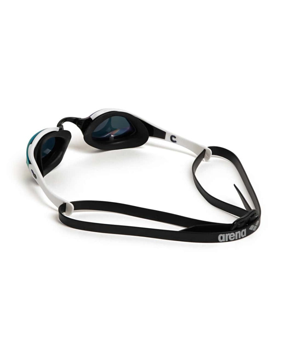 Arena Cobra Edge Swipe Mirror Racing Goggles - Gold/White/Black | Allens Of Kingsbury