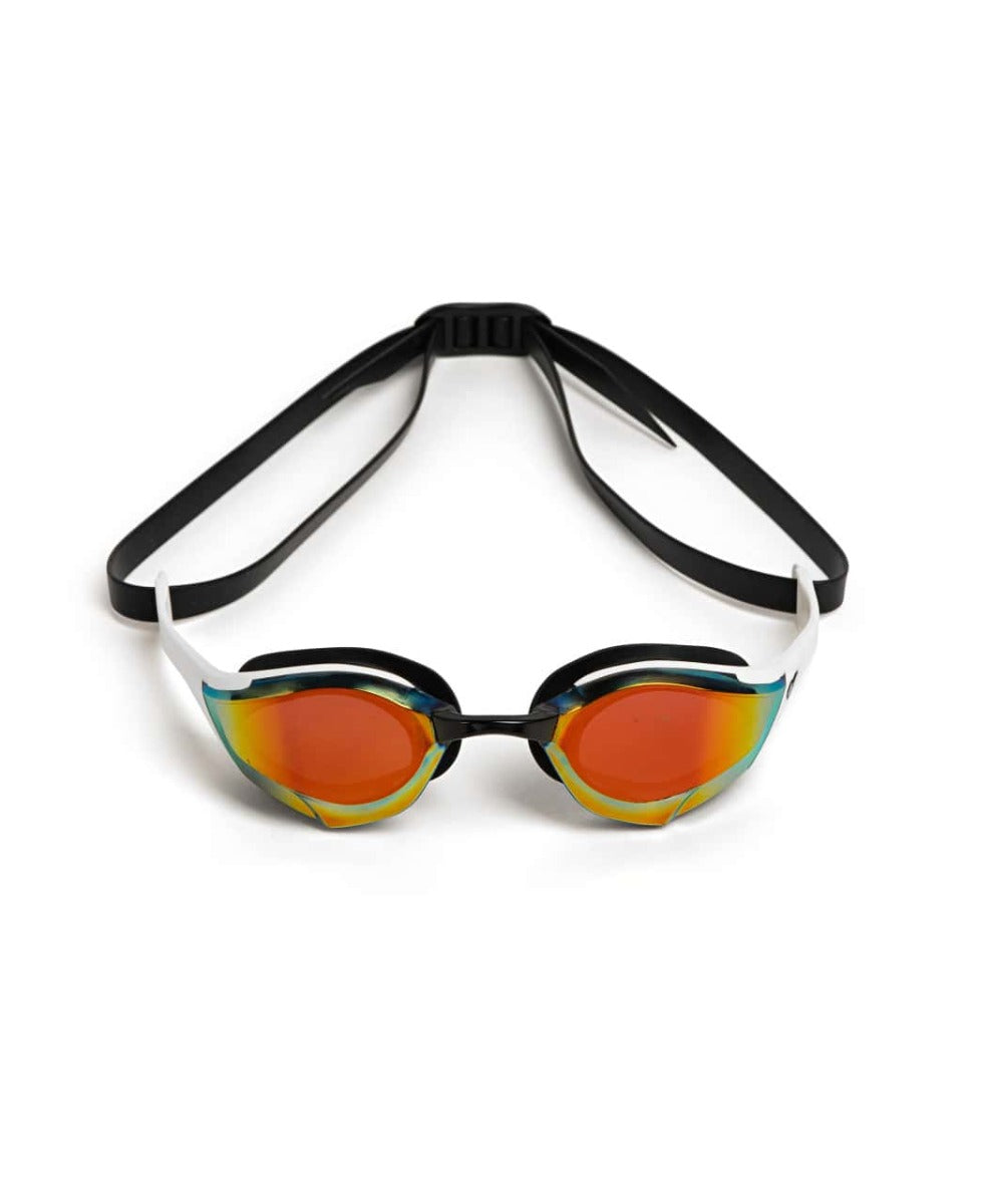 Arena Cobra Edge Swipe Mirror Racing Goggles - Gold/White/Black | Allens Of Kingsbury