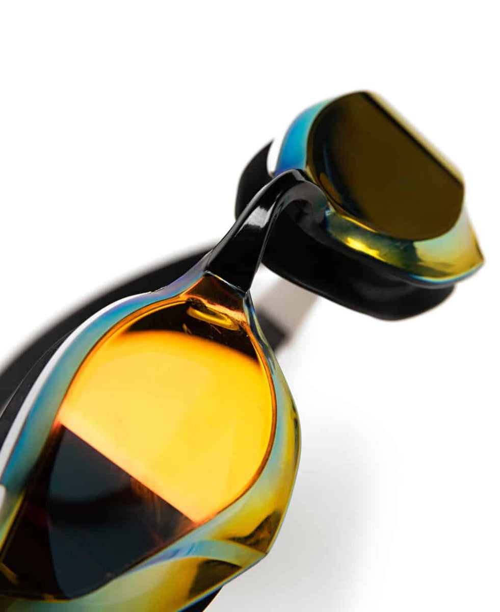 Arena Cobra Edge Swipe Mirror Racing Goggles - Gold/White/Black | Allens Of Kingsbury