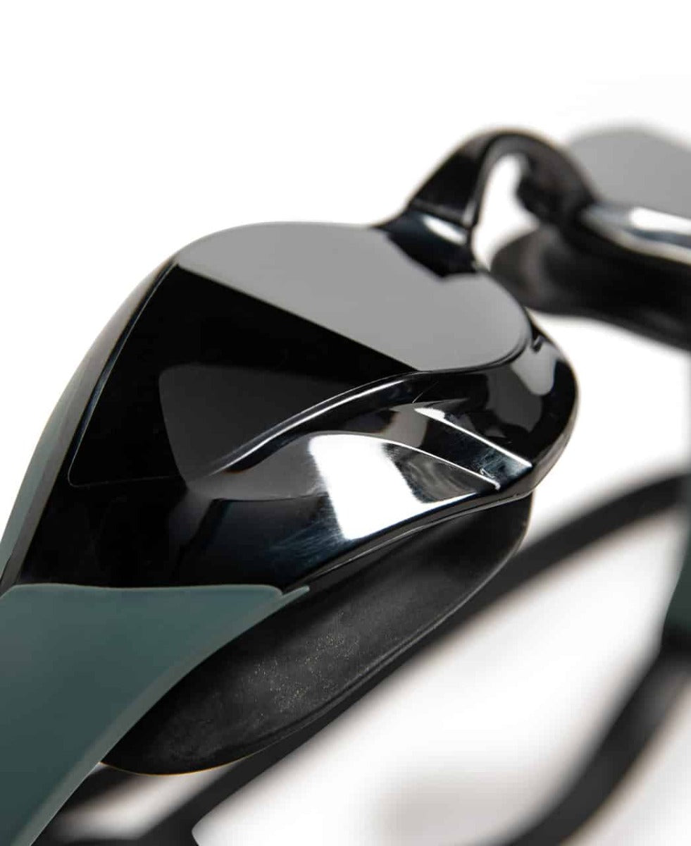 Arena Cobra Edge Swipe Mirror Racing Goggles - Silver/Sage/Black | Allens Of Kingsbury