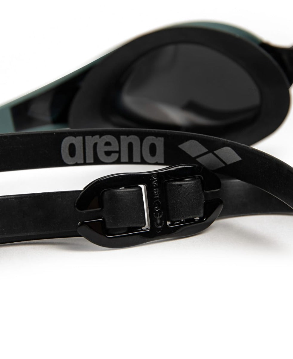Arena Cobra Edge Swipe Mirror Racing Goggles - Silver/Sage/Black | Allens Of Kingsbury