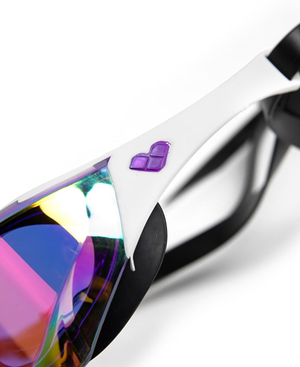 Arena Cobra Edge Swipe Mirror Racing Goggles - Violet/White/Black | Allens Of Kingsbury