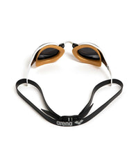 Arena Cobra Edge Swipe Racing Goggles - Smoke/White/Gold | Allens Of Kingsbury