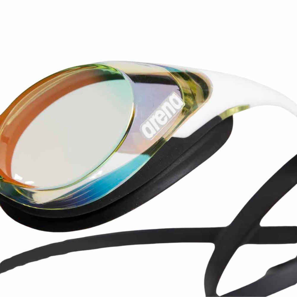 Arena Cobra Swipe Mirror Racing Goggles  - Copper/White | Allens Of Kingsbury
