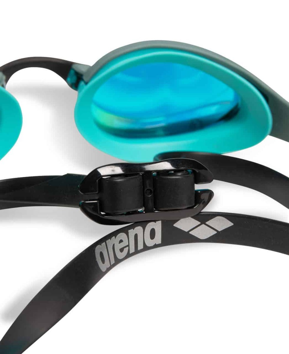 Arena Cobra Ultra Swipe Mirror Racing Goggles  - Aqua/Sage/Peacock | Allens Of Kingsbury