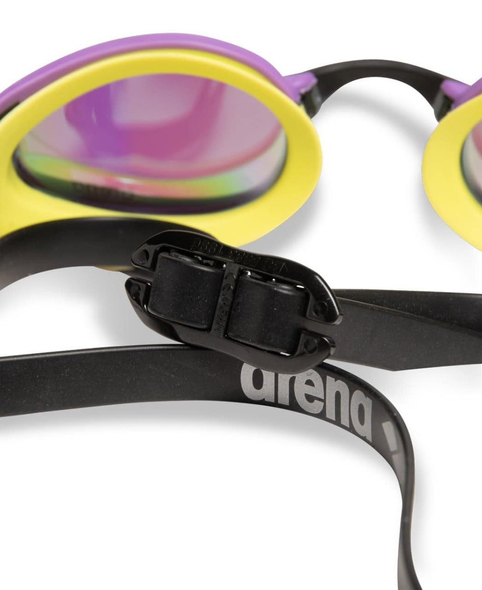 Arena Cobra Ultra Swipe Mirror Racing Goggles  - Emerald/Plum/Lime | Allens Of Kingsbury