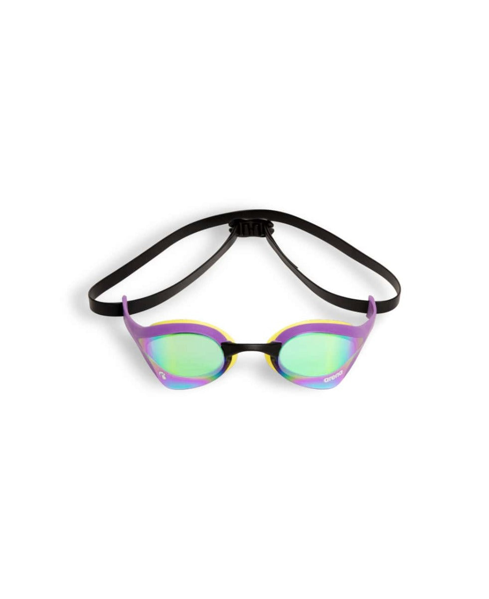 Arena Cobra Ultra Swipe Mirror Racing Goggles  - Emerald/Plum/Lime | Allens Of Kingsbury