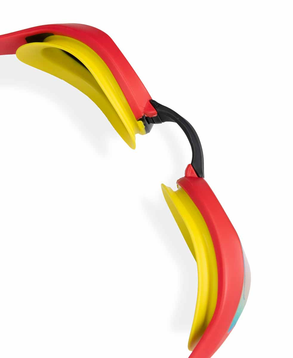 Arena Cobra Ultra Swipe Mirror Racing Goggles  - Gold/Red | Allens Of Kingsbury