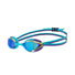 Arena Python Junior Mirror Racing Goggles  - Emerald/Peacock