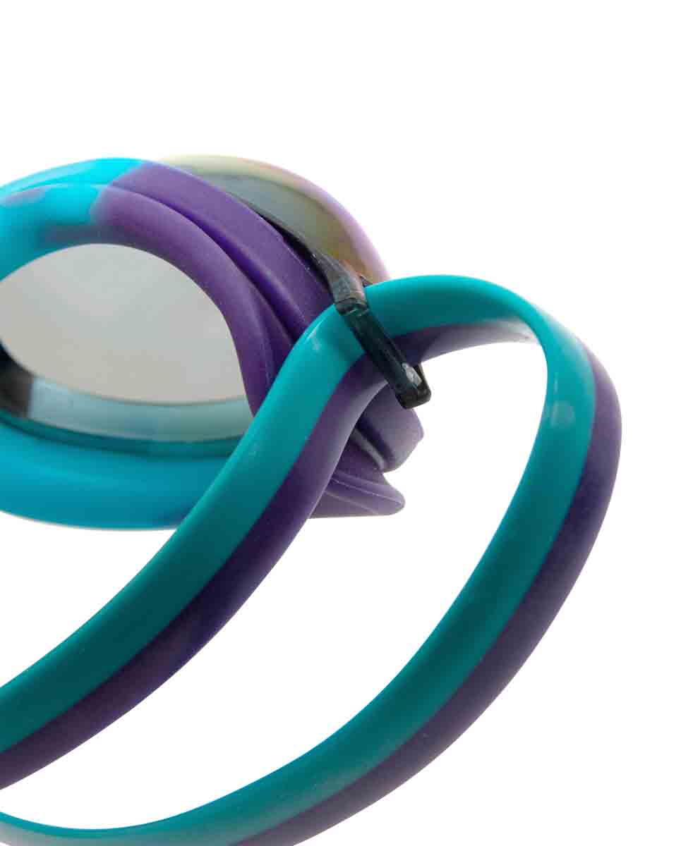 Arena Python Junior Mirror Racing Goggles  - Emerald/Peacock | Allens Of Kingsbury