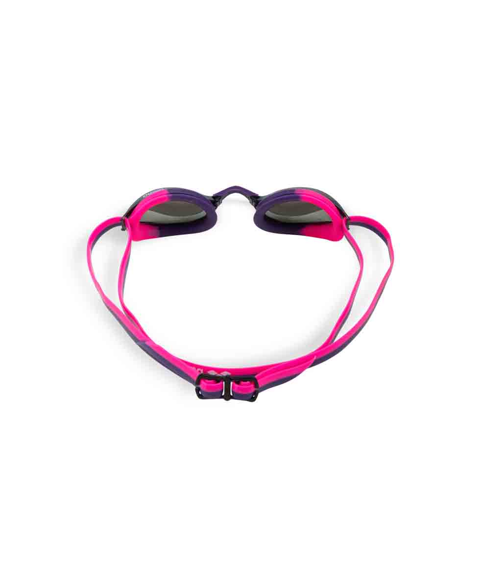 Arena Python Junior Mirror Racing Goggles - Silver/Shocking Pink/Plum | Allens Of Kingsbury