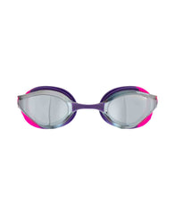 Arena Python Junior Mirror Racing Goggles - Silver/Shocking Pink/Plum | Allens Of Kingsbury