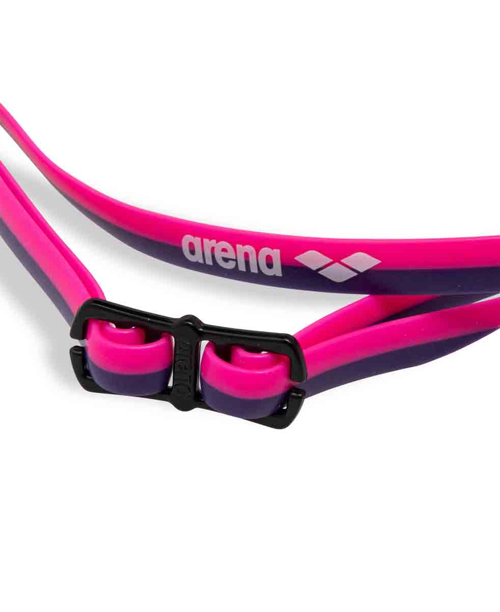 Arena Python Junior Mirror Racing Goggles - Silver/Shocking Pink/Plum | Allens Of Kingsbury