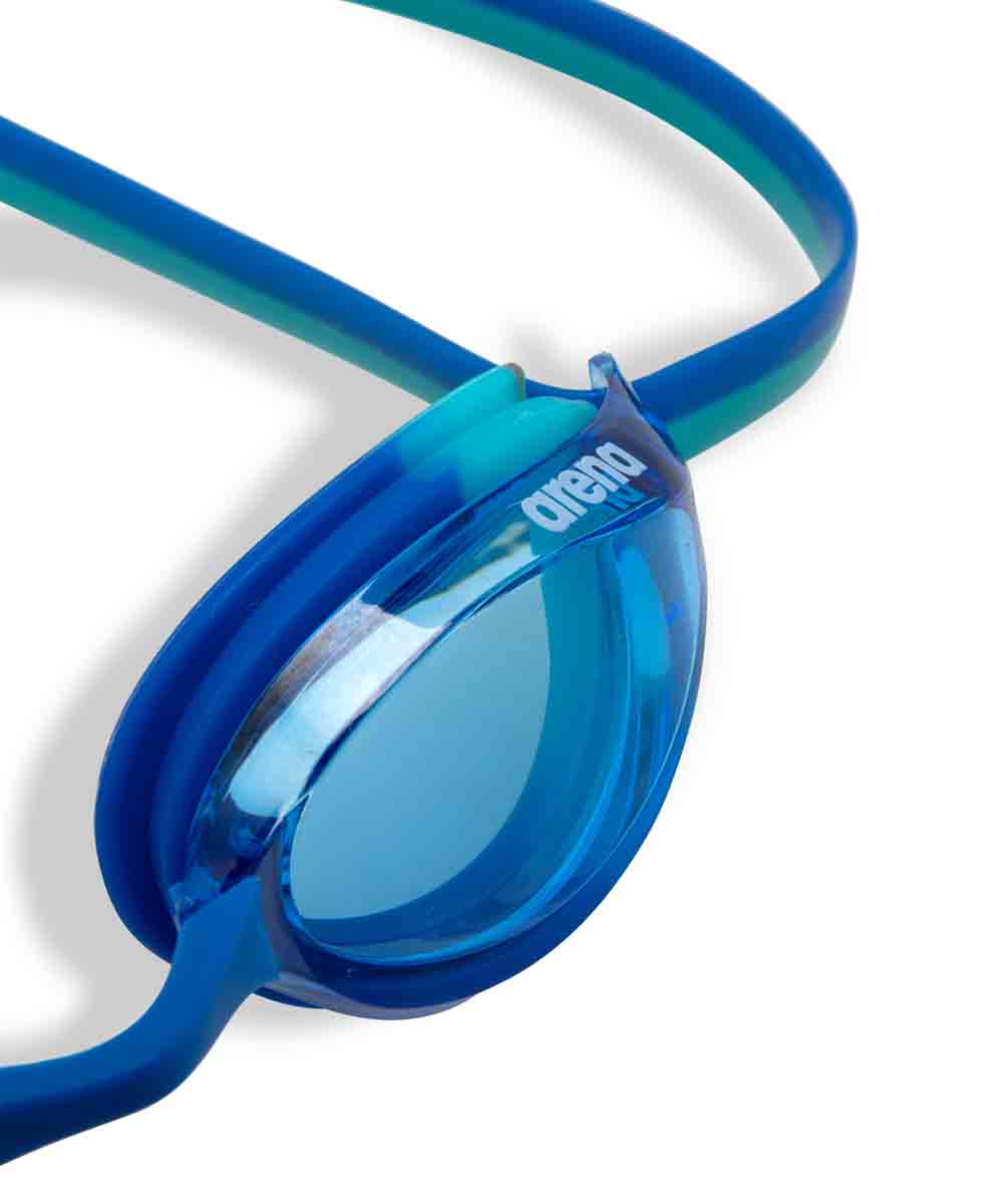 Arena Python Junior Racing Goggles - Blue/Peacock | Allens Of Kingsbury