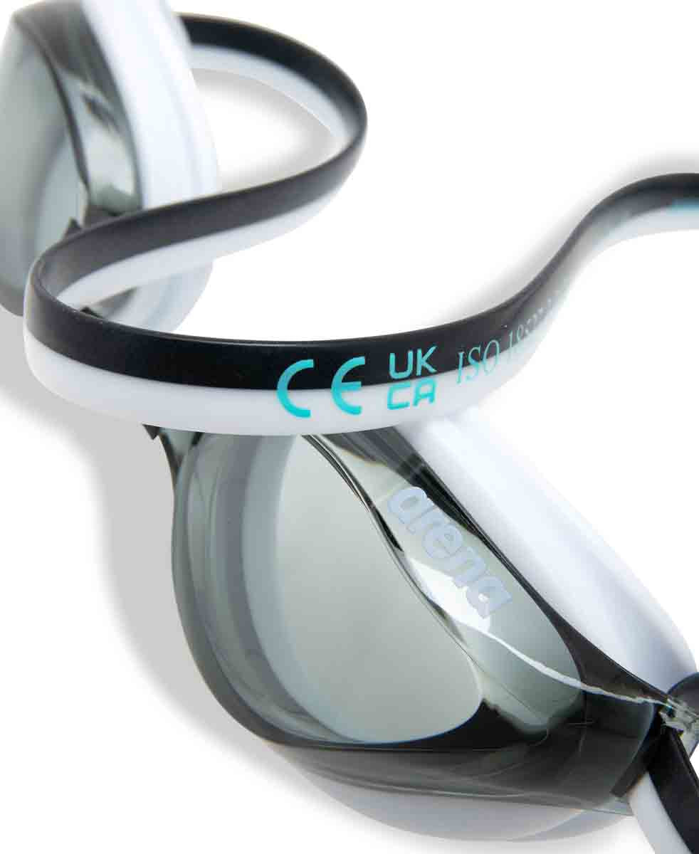 Arena Python Junior Racing Goggles - Smoke/Black/White | Allens Of Kingsbury