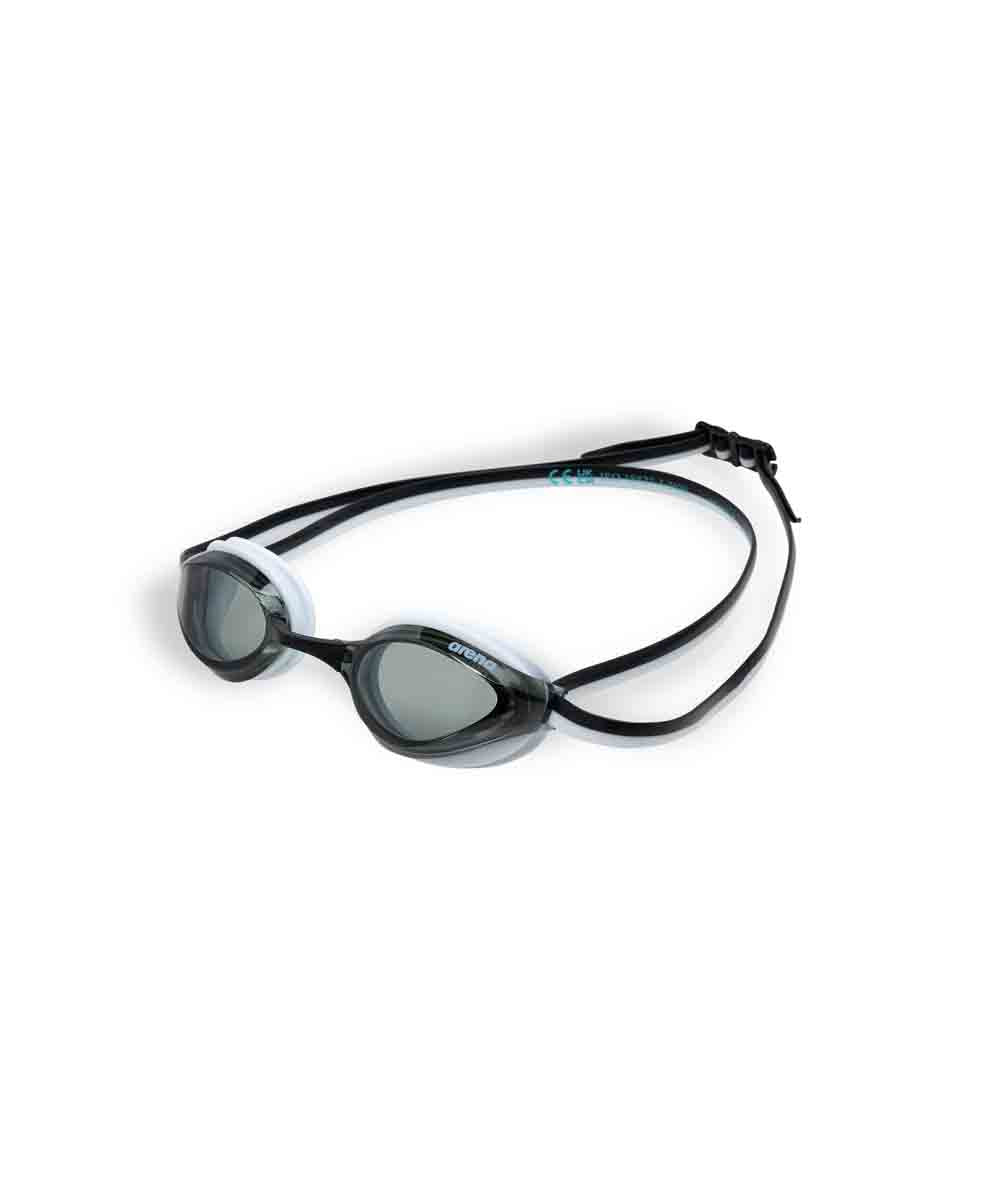Arena Python Junior Racing Goggles - Smoke/Black/White | Allens Of Kingsbury