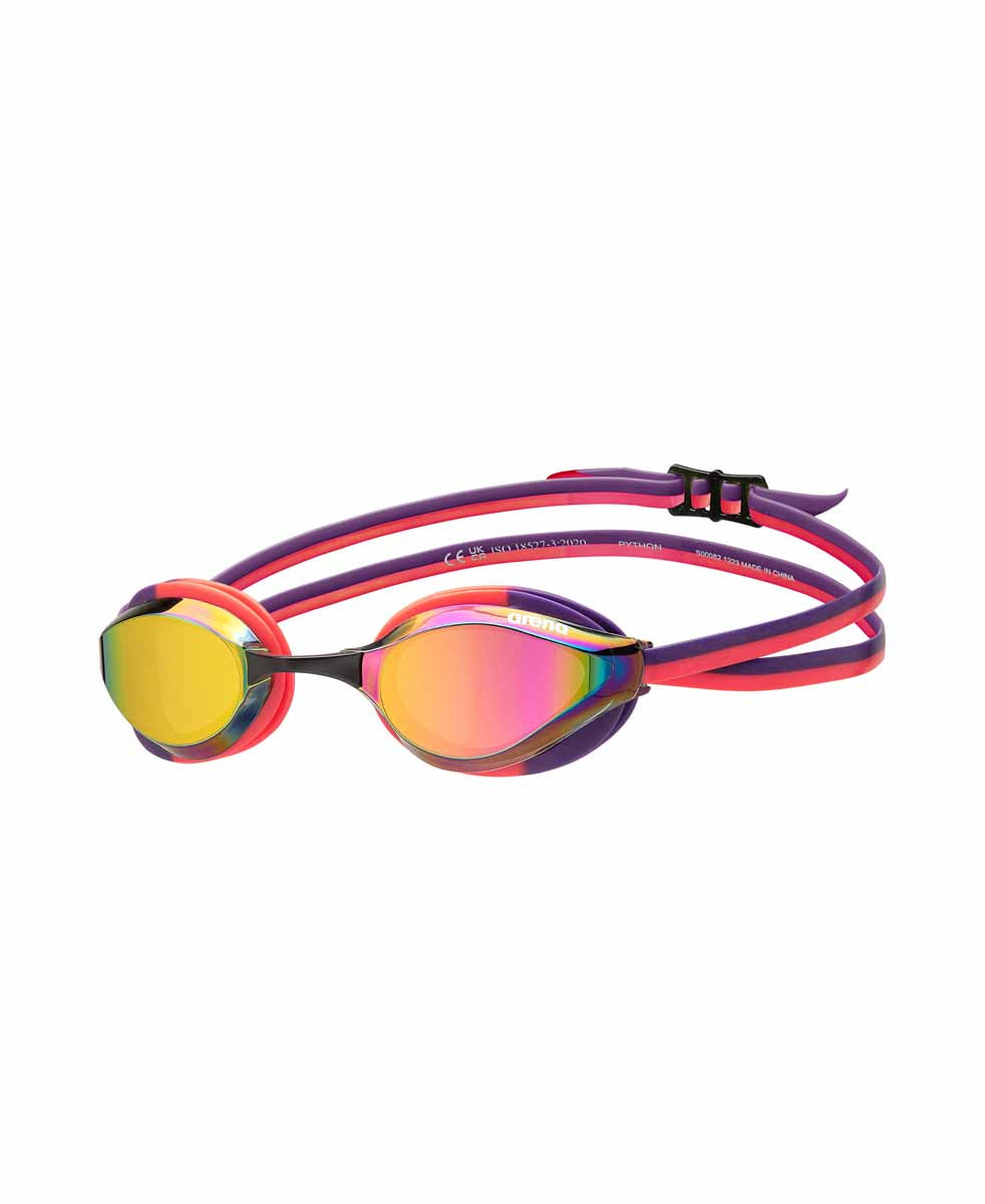Arena Python Mirror Racing Goggles - Copper/Plum/Coral | Allens Of Kingsbury