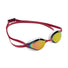 Arena Python Mirror Racing Goggles - Copper/White/Red Wine