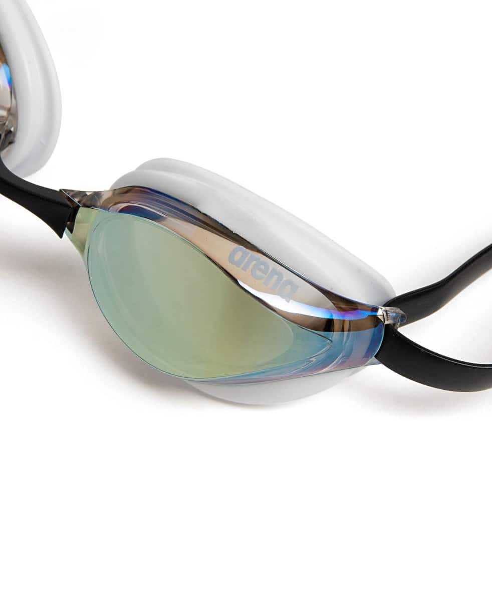 Arena Python Mirror Racing Goggles - Gold/White/Black | Allens Of Kingsbury