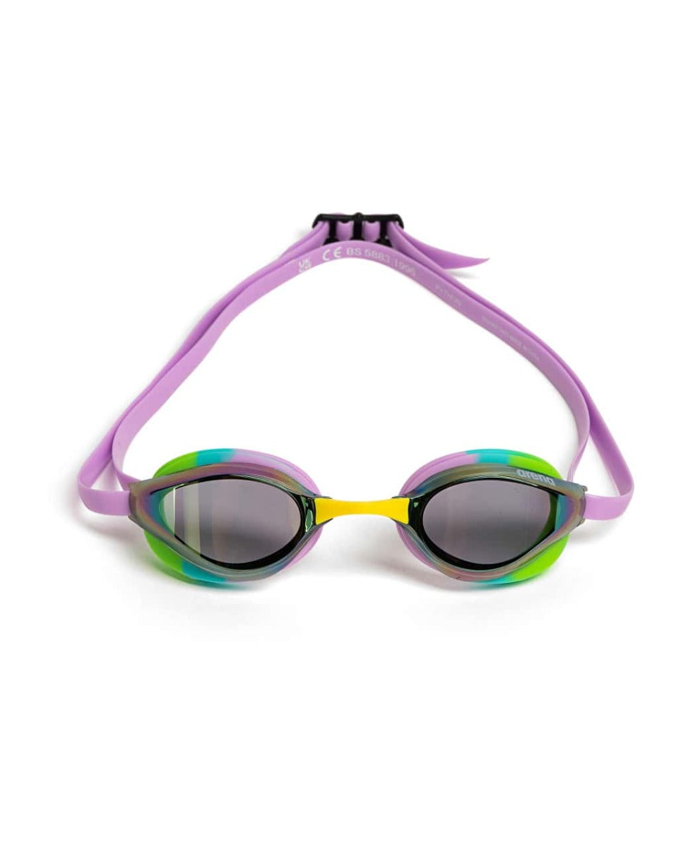 Arena Python Mirror Racing Goggles - Green/Violet/Green | Allens Of Kingsbury