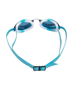 Arena Python Mirror Racing Goggles - Light Blue Mirror/White/Sky | Allens Of Kingsbury