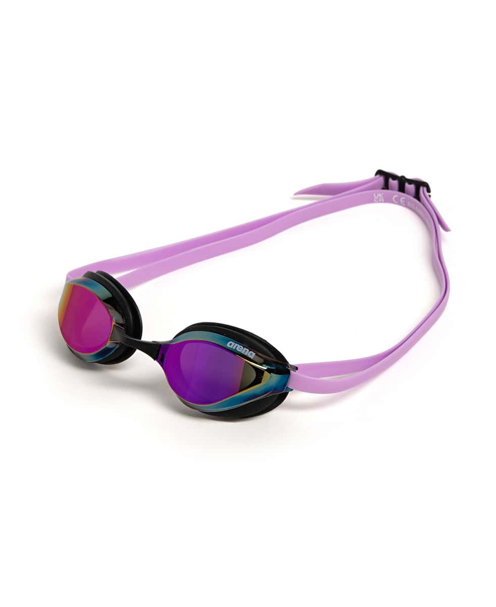 Arena Python Mirror Racing Goggles - Violet/Black/Violet | Allens Of Kingsbury