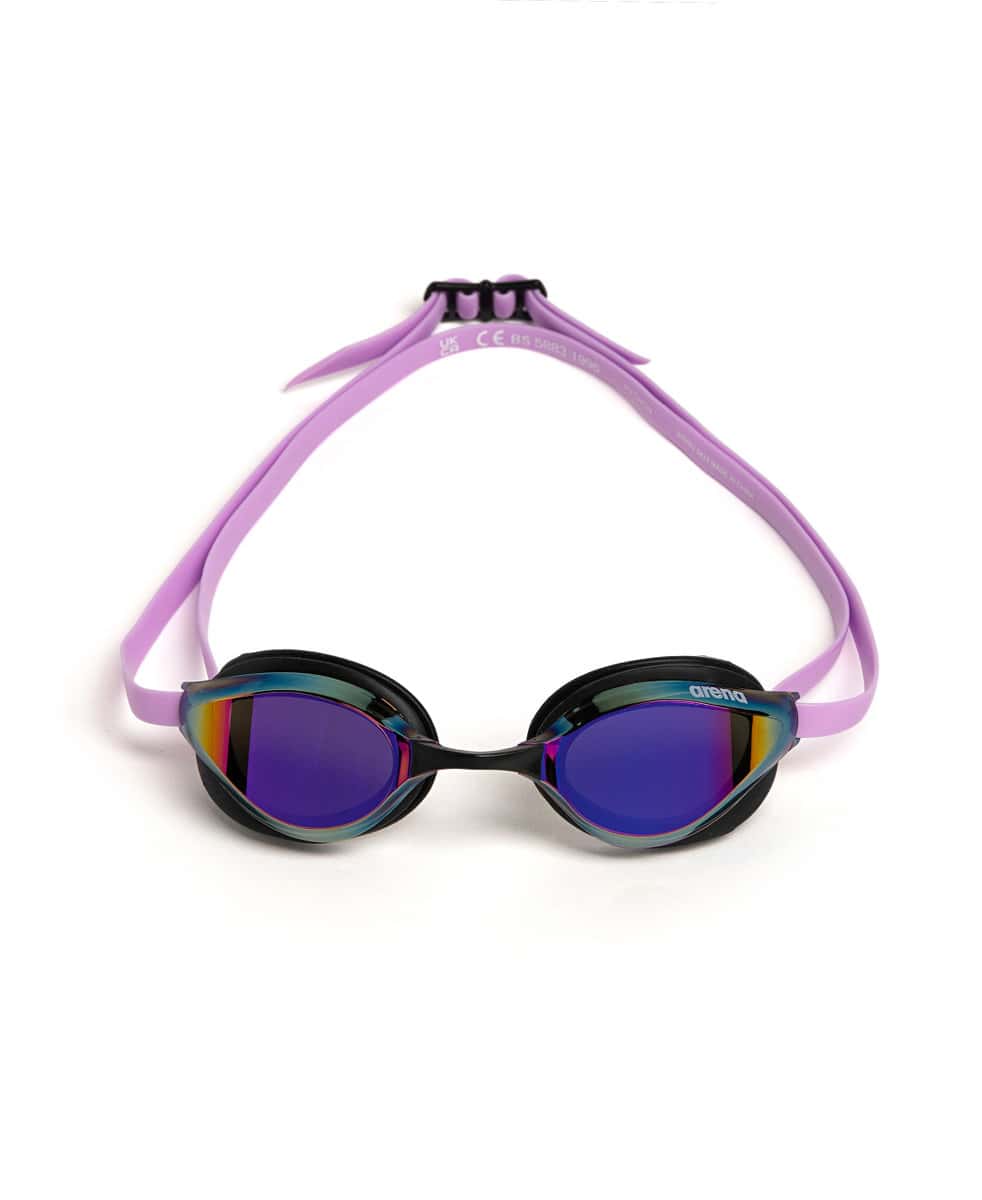 Arena Python Mirror Racing Goggles - Violet/Black/Violet | Allens Of Kingsbury