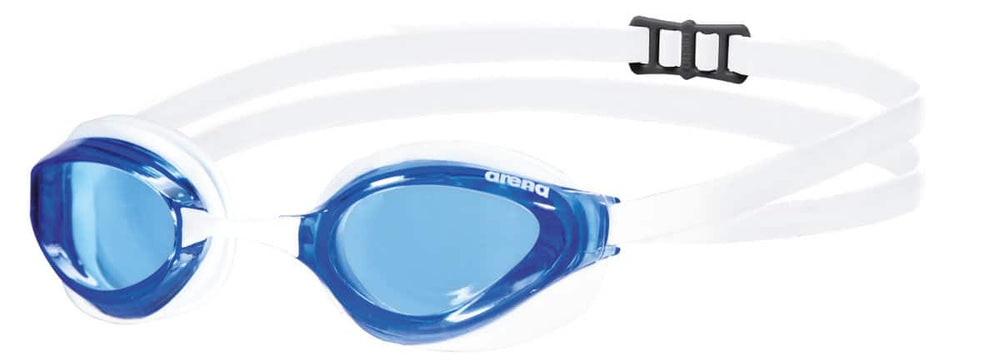 Arena Python Racing Goggles - Clear Blue/White/White | Allens Of Kingsbury