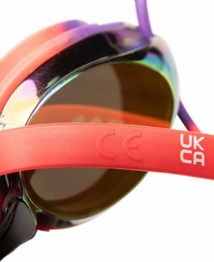 Arena Tracks Mirror Racing Goggles  - Copper/Plum/Coral | Allens Of Kingsbury