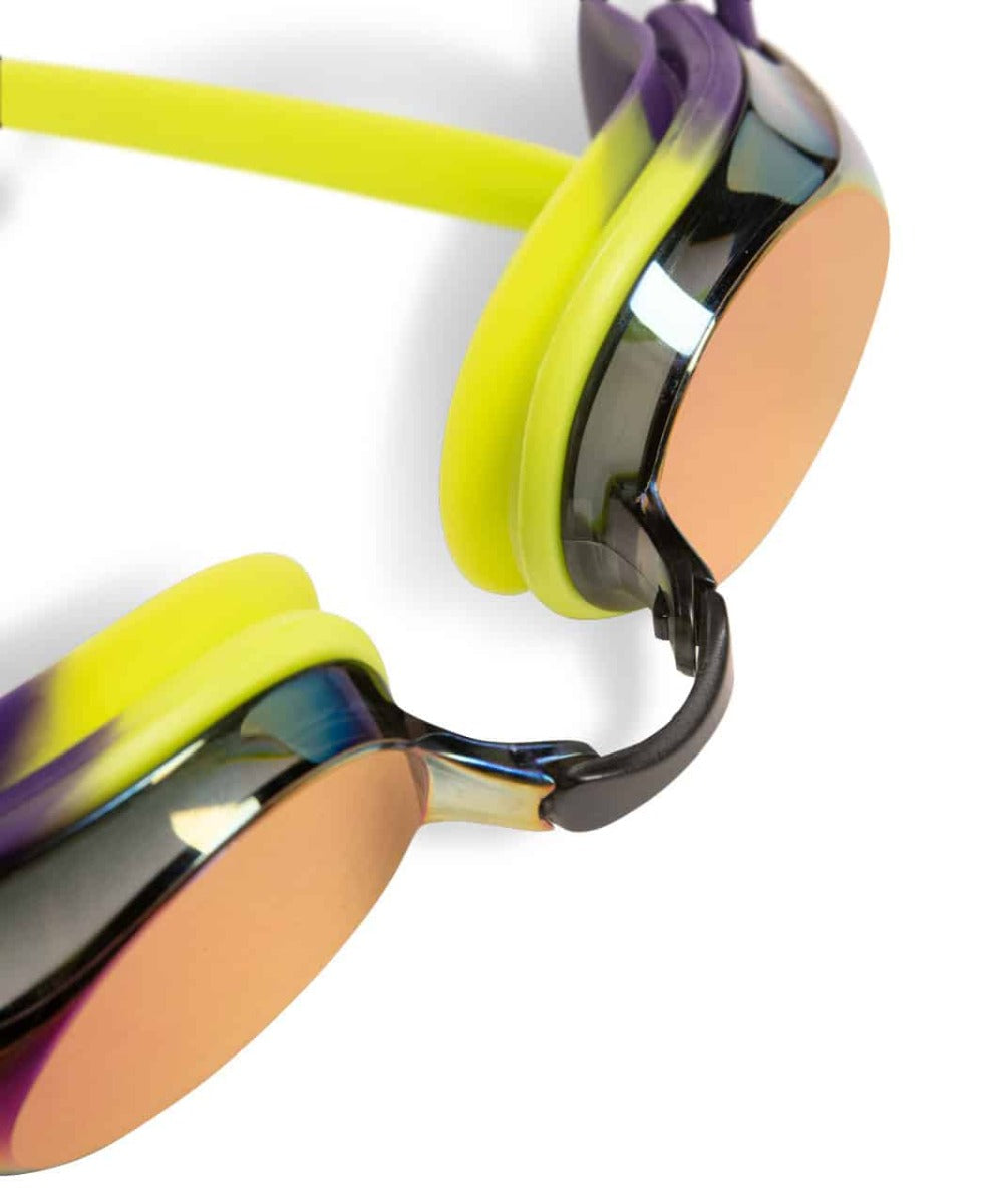 Arena Tracks Mirror Racing Goggles  - Violet/Plum/Lime | Allens Of Kingsbury