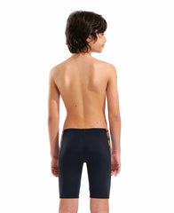 Arena Boys Print Swim Jammer - Black/Orange | Allens Of Kingsbury