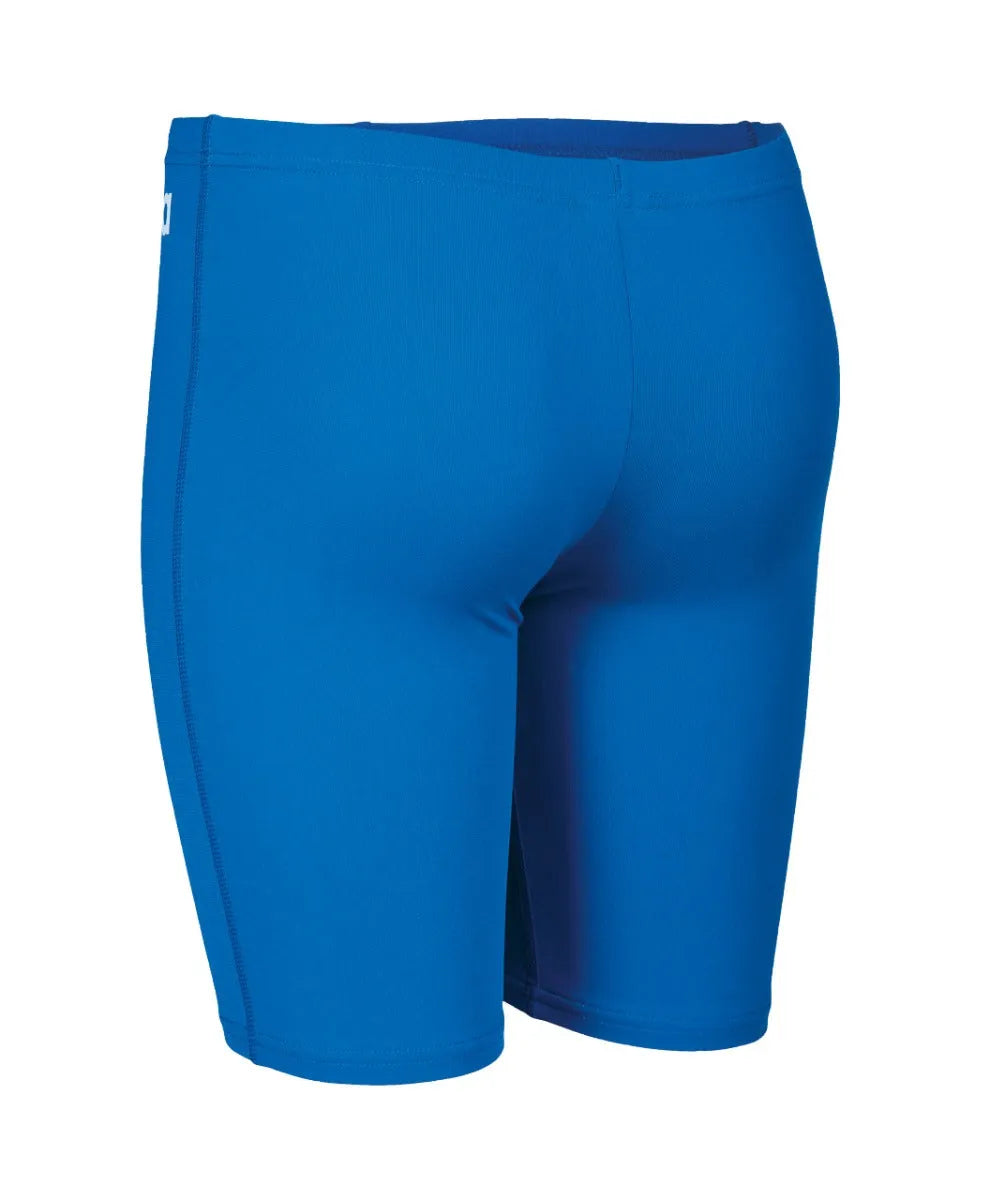 Blue Arena Boys Team Swim Jammer, a snug fit swimwear for boys, designed for competitive swimming and training.