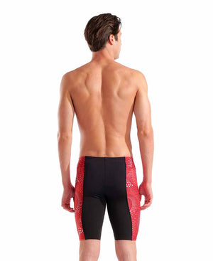 Arena Mens Fireflow Swim Jammer - Black/Team Red | Allens Of Kingsbury
