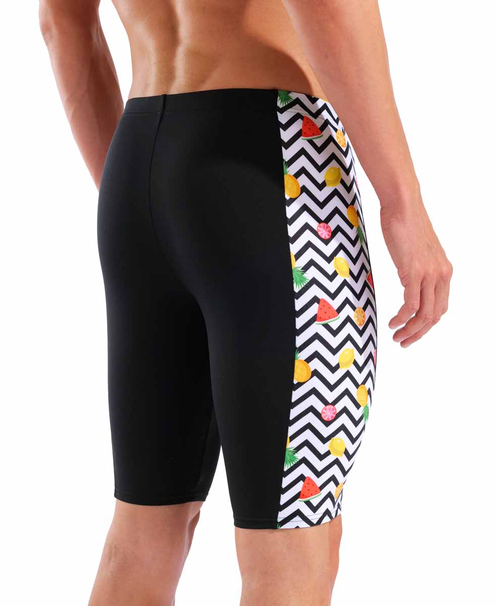 Arena Mens Fruits Swim Jammer - Black/Multi | Allens Of Kingsbury