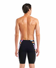 Arena Mens Texture Swim Jammer - Black/Multi | Allens Of Kingsbury