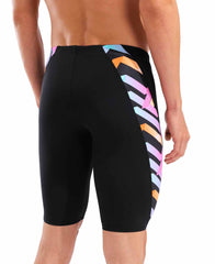 Arena Mens Texture Swim Jammer - Black/Multi | Allens Of Kingsbury