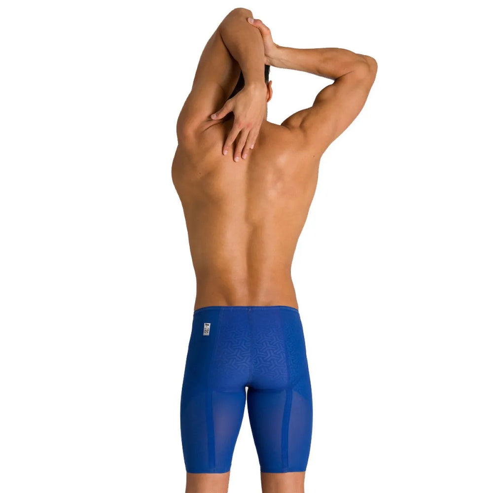 Blue Arena men's Carbon Glide jammer, a sleek swim jammer designed for competitive swimmers.