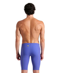 Arena men's Powerskin Impulso jammer in Future Dusk, featuring sleek design and durable fabric for competitive swimming.