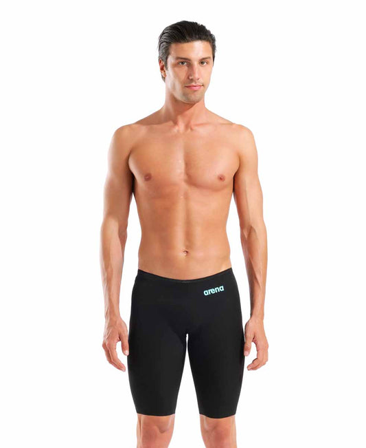 Arena Mens Powerskin Veloce Jammer - Black/Teal | Allens Of Kingsbury 982
