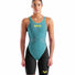 Arena Womens Carbon Glide Ltd Edition Openback Kneesuit - Black/Biscay Bay
