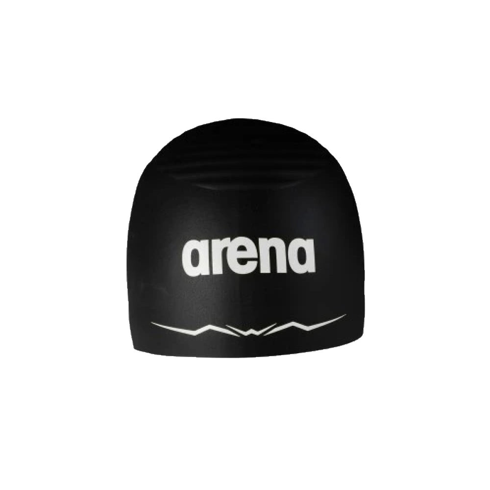 Arena Aquaforce Racing Swim Cap - Large - Black | Allens Of Kingsbury
